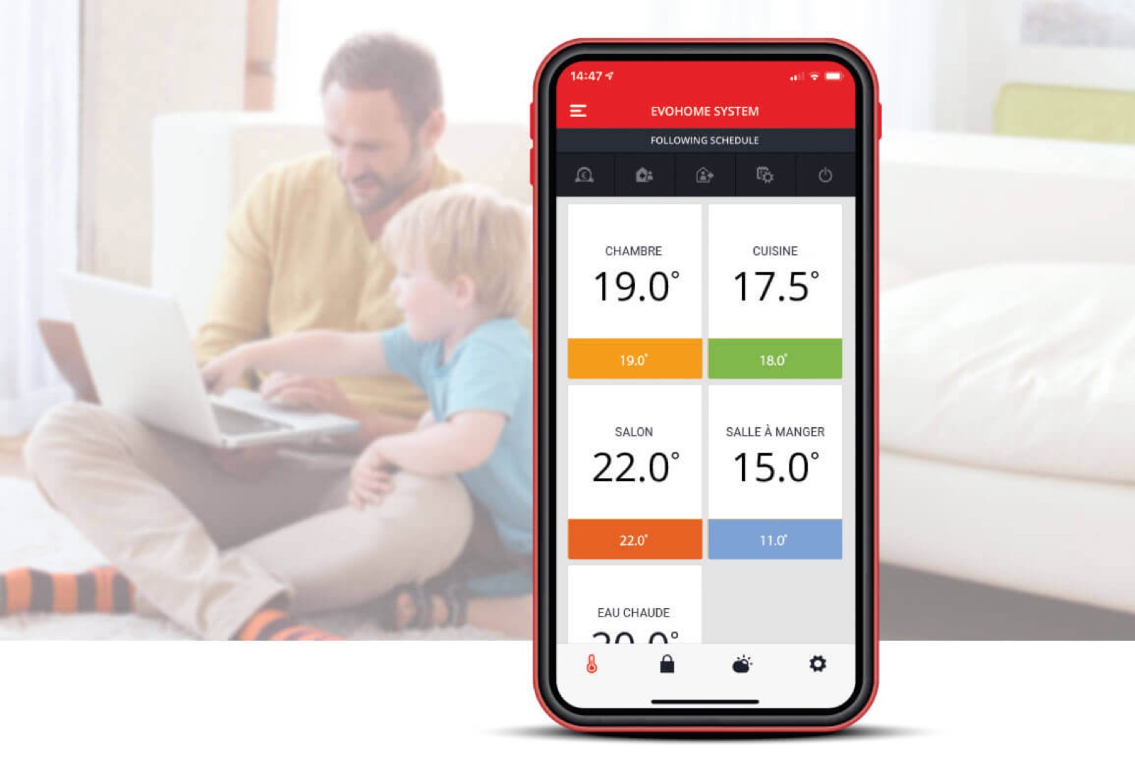 Resideo Evohome zone regeling